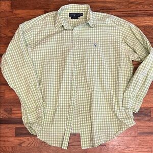 Polo by Ralph Lauren Green Plaid Button-Down Shirt
